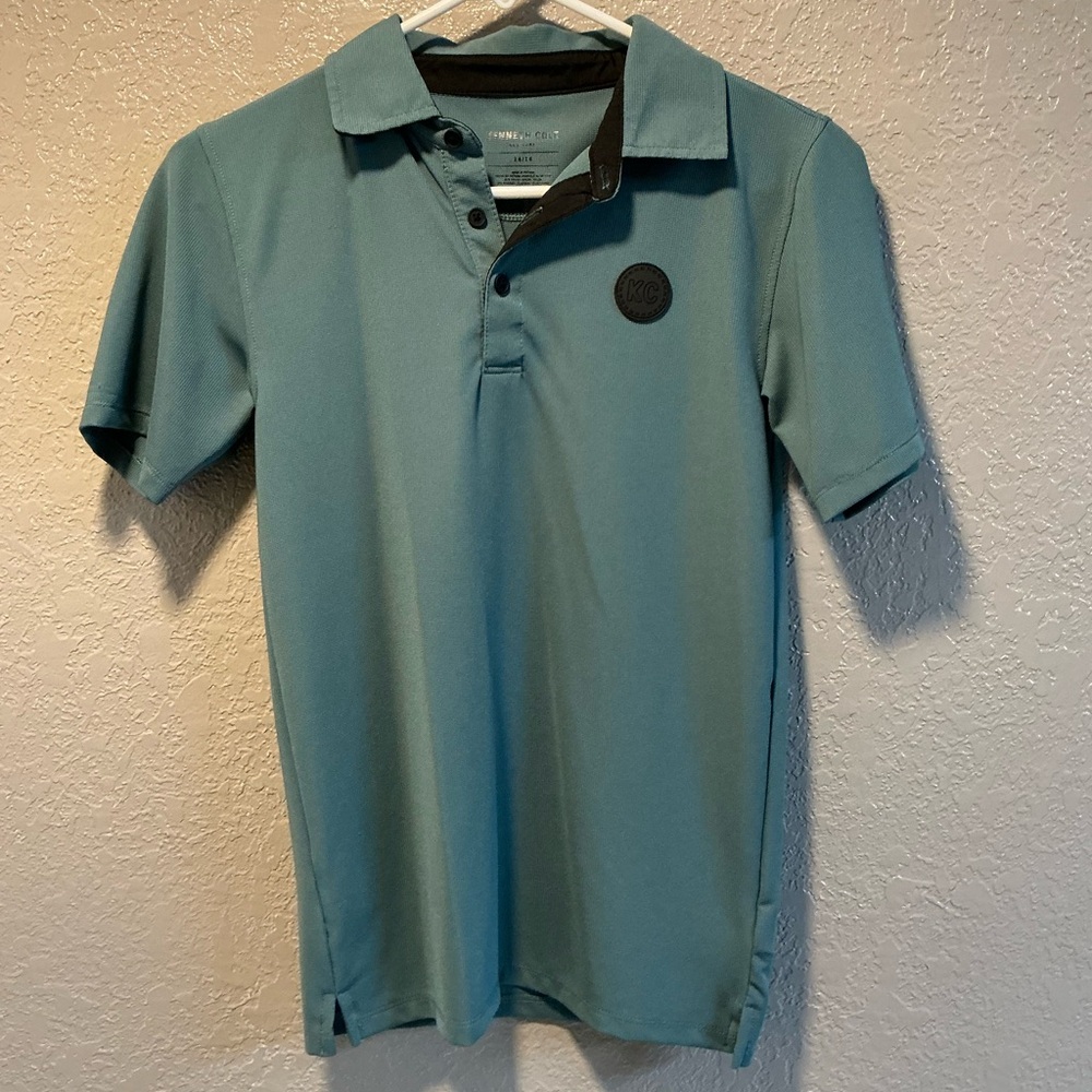 Kenneth Cole Aqua Polo Shirt